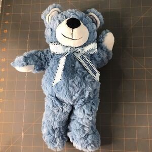The Polar Express Blue Bear Plush 12 Inch Stuffed Animal Movie Teddy Bow Shaggy